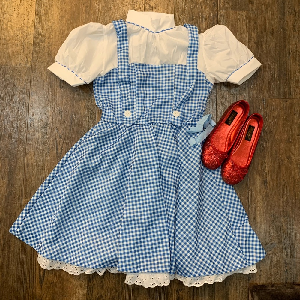 Dorothy Dress and Ruby Slippers
